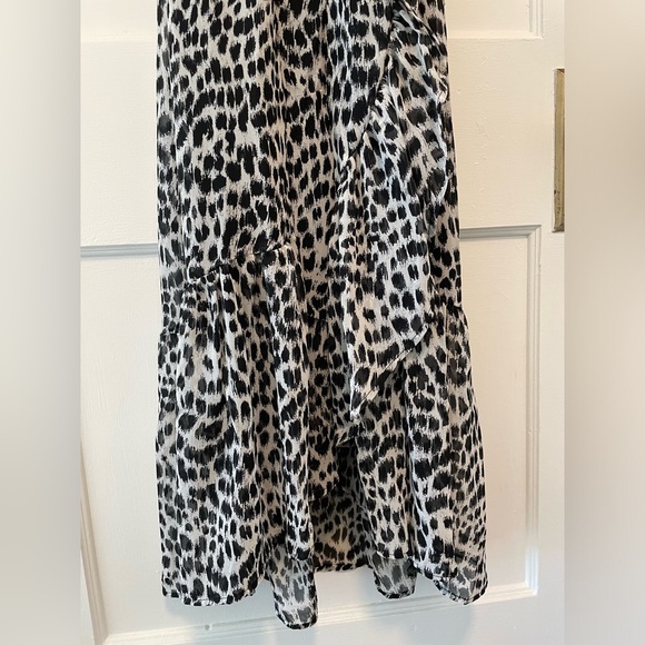 Mango Wrap Dress, Leopard Print, Size XS (US 2), NWT - Picture 4 of 10